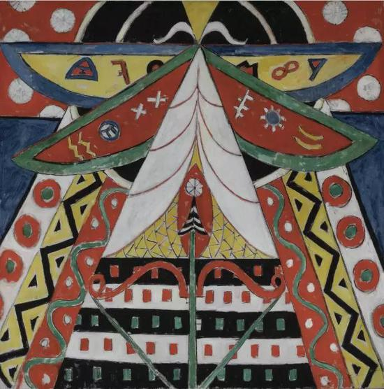 马斯登·哈特利，《画作第50号》，1914-1915