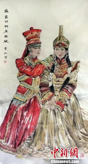 被骗的书画作品 警方供图