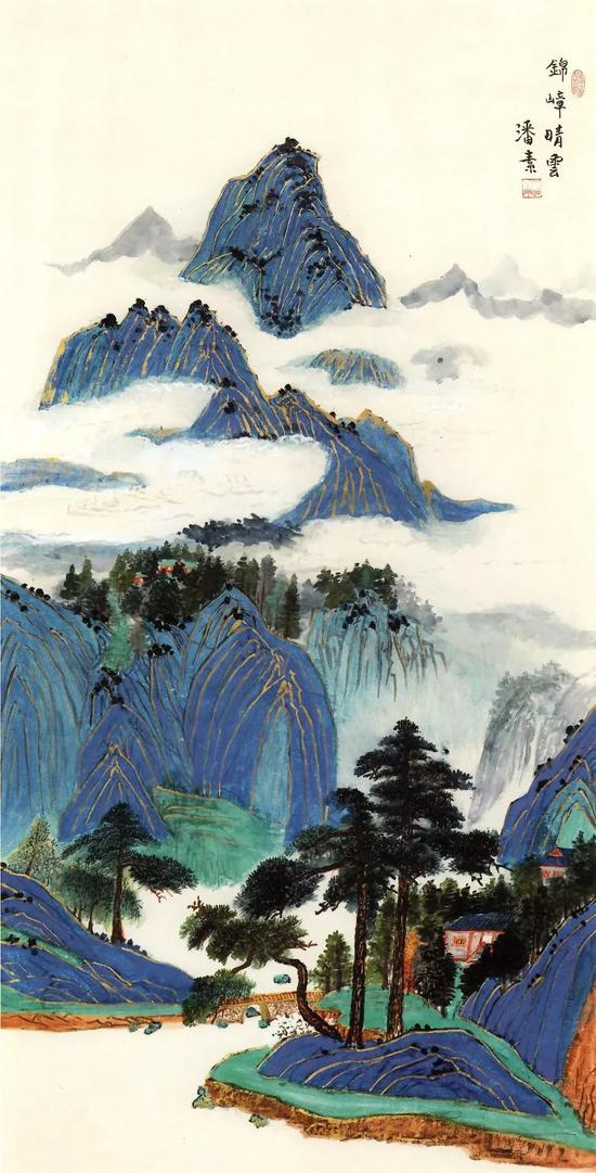 《锦嶂晴云》