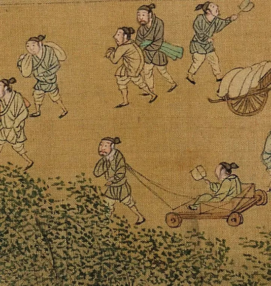 ▲车——独轮车与四轮车的不同待遇