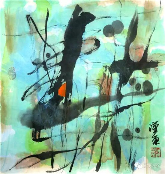 《心灵物语8》68cm×68cm 2013年
