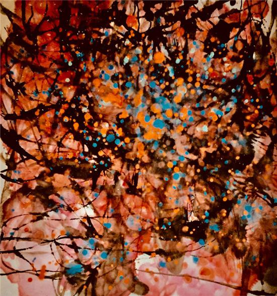 《心灵物语系列1》68cm×68cm 2015年