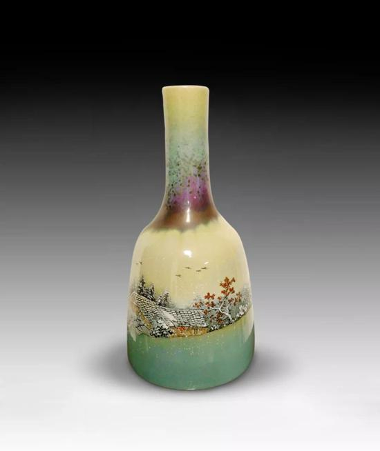 瑞雪迎春 江西省工艺美术师付翔作品
