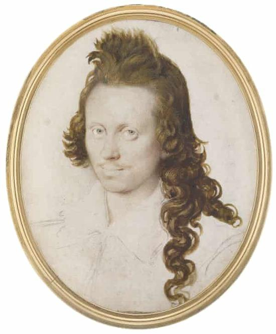 艾萨克·奥利弗的未完成的画作，《Henry Wriothesley的肖像》，1596年