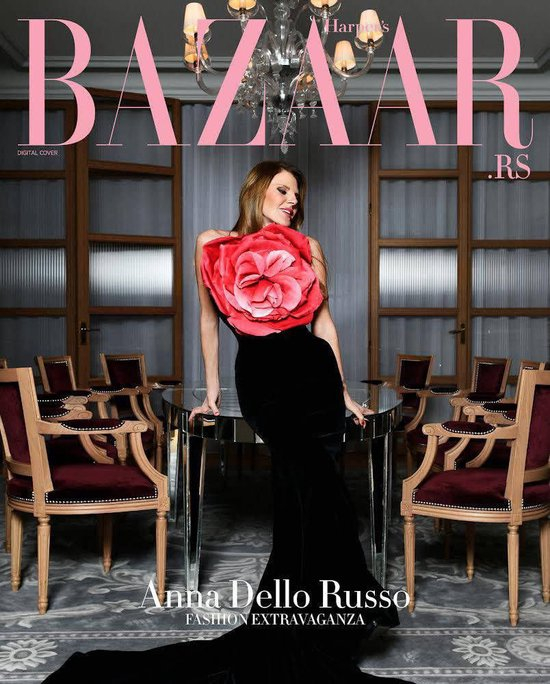 032 优雅亮相塞尔维亚《bazaar》杂志封面