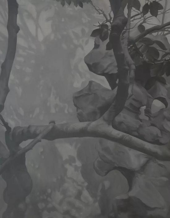 肖丰《光斑》布面油画 180×140cm&nbsp;2018年