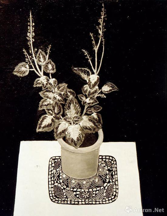 图9 丘堤 花 尺寸不详 布面油画 1933年
