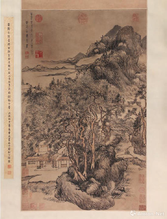 LOT&nbsp;588元&nbsp;王蒙&nbsp;水墨深山幽居图