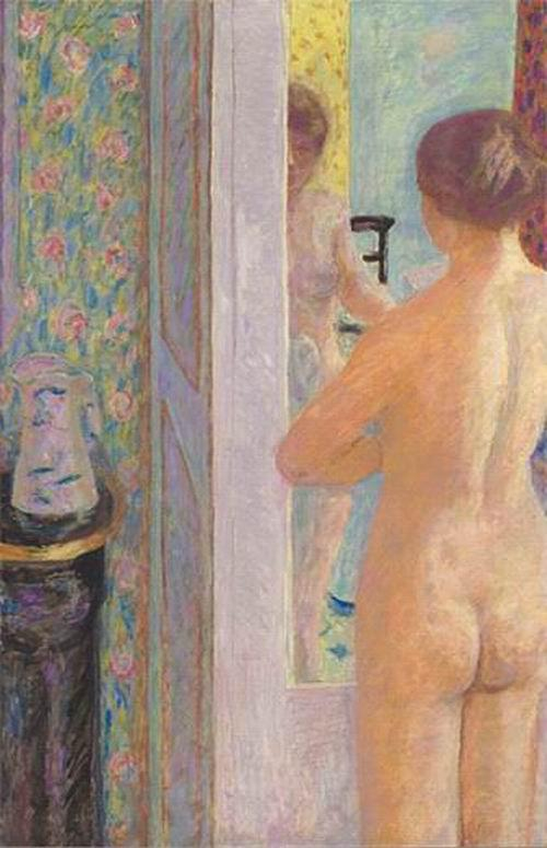 《化妆室，或玫瑰色的化妆室》，1914-21年，油彩、画布，奥赛美术馆。