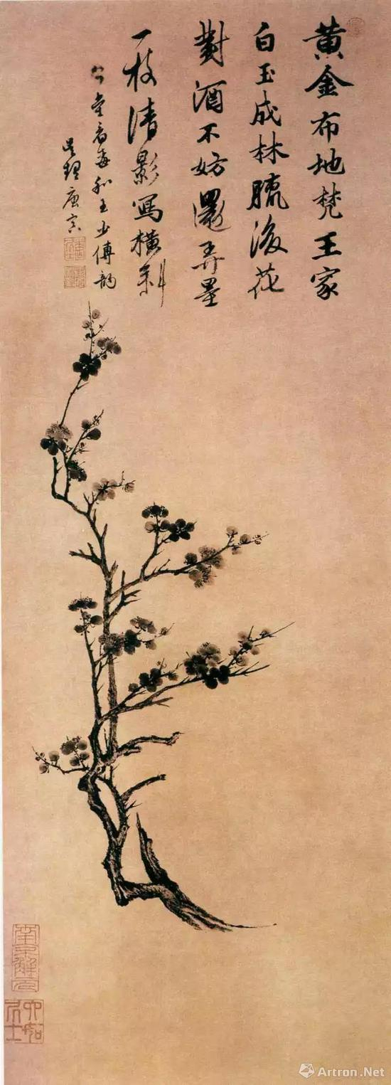 唐寅 梅花图 北京故宫博物院藏