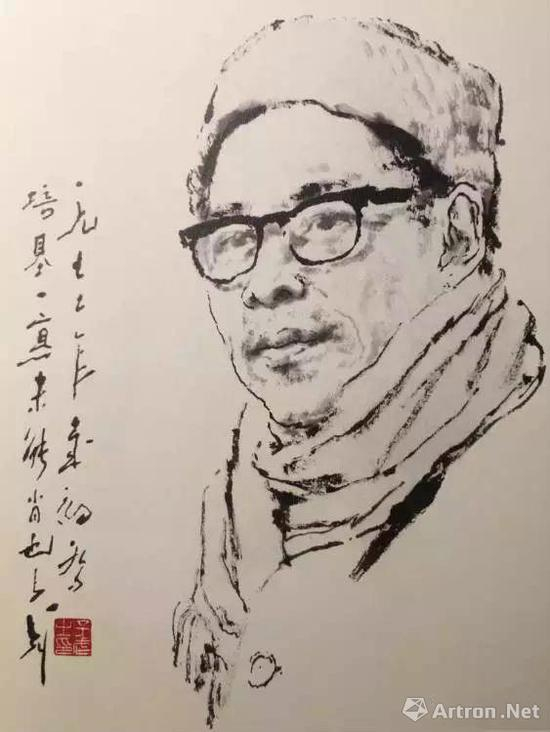 20世纪70年代王子武为吴三大老师画像