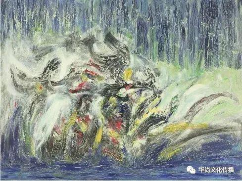 凤舞的雨花 120cm× 90cm （布面油画）