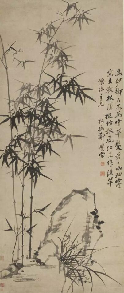 ▲郑燮&nbsp;《兰竹图》