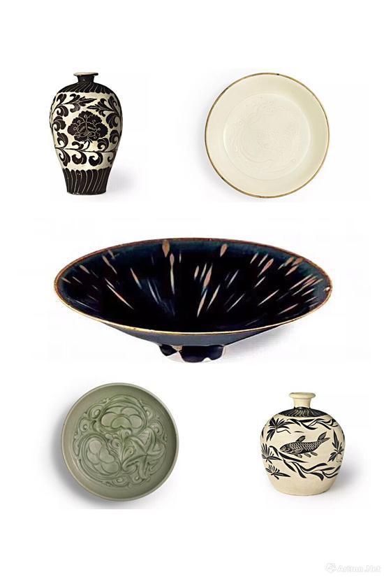 館蔵珍品 宋 古陶瓷品 定窯 斗笠碗』置物 賞物 貴重物品