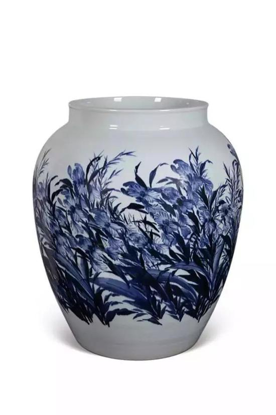 青花瓷《清风蝶舞》