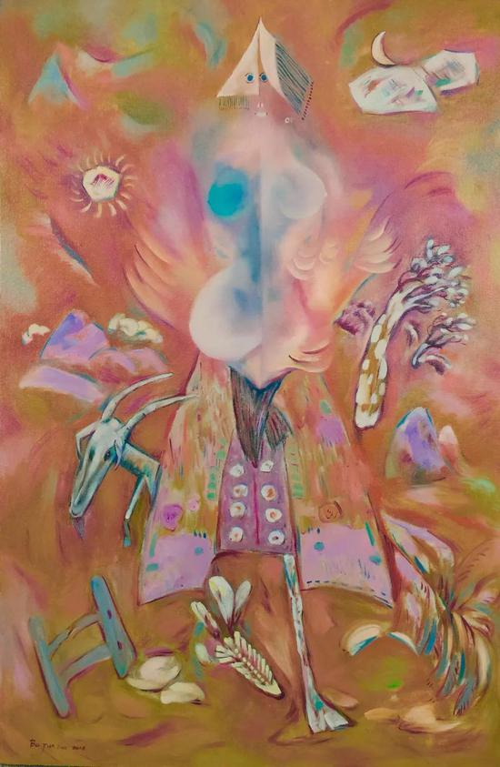k．S．丅，Reflection 系列 &nbsp; 2018 &nbsp; 布面油画 &nbsp; 91x60.5cm