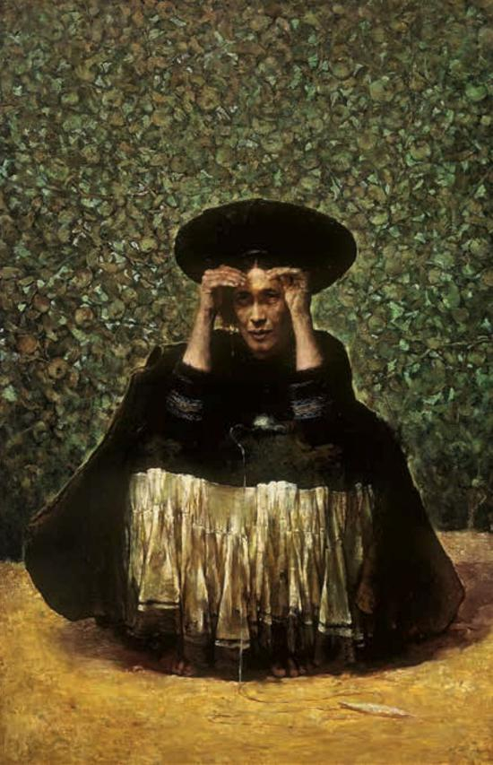 《苹果熟了》 布面油画 150 × 100 cm1983