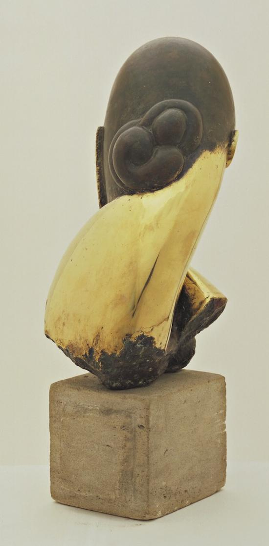 布朗库西，波嘉尼小姐，版本1，雕塑，1913（继1912年大理石版本）