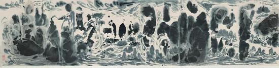 悟 &nbsp; &nbsp;2016 &nbsp; 纸本设色 &nbsp; 35x130cm