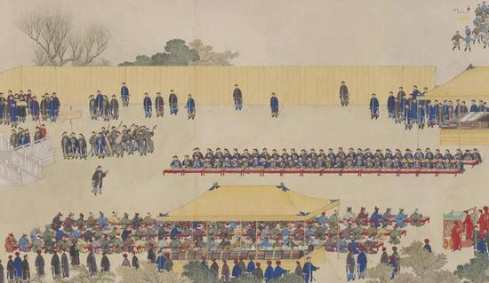 画里每个人的表情都得生动形象。