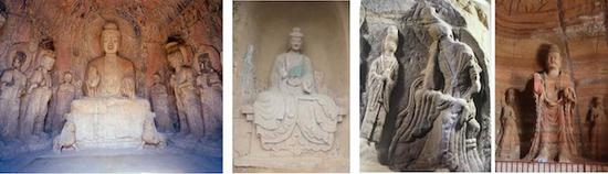 龙门宾阳洞石窟造像 麦积山北魏造像 甘肃北石窟寺造像 甘肃南石窟寺造像