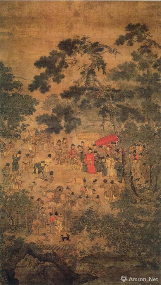 《望贤迎驾图》轴&nbsp; 上海博物馆