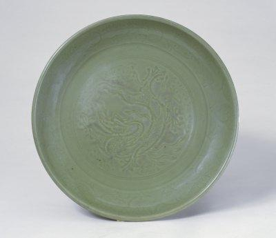 元龙泉窑盘，北京故宫