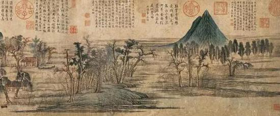 ▲赵孟頫 《鹊华秋色图》