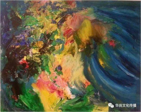《忧伤的聚合》 120cm ×100cm 布面油画