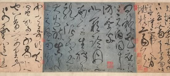  张旭，《古诗四帖》局部