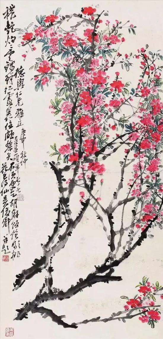 名画里的桃花：桃之夭夭 灼灼其华|佚名|恽寿平|咏春|王武|沈铨_手机新浪网