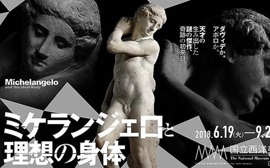 《米开朗基罗与理想的身体》展览海报