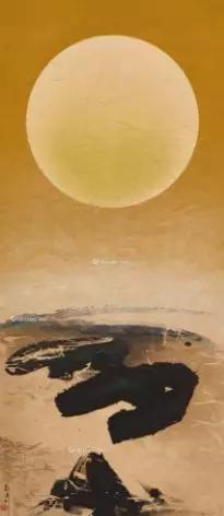 刘国松 1970-1971年作 ‘地 153.1×66.7cm