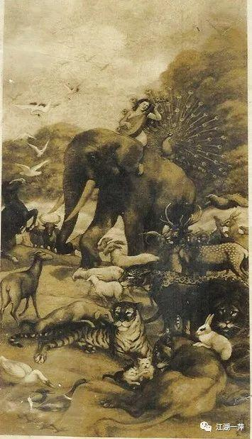 彭友善1937年民国第二次美术展览会作品《大同世界》