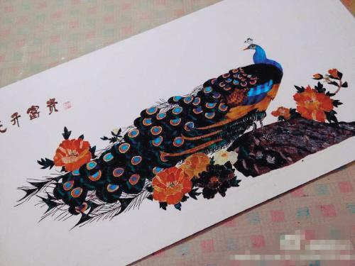 赵庆春的蝶翅画