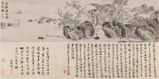 唐寅 月泉图卷
