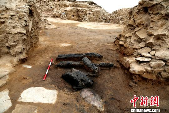 　　图为皇城台主门道入口处。陕西省考古研究院 供图