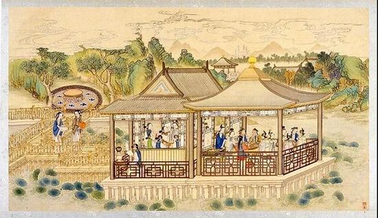 第三十七回 蘅芜院夜拟菊花题&nbsp; 藕香榭饮宴吃螃蟹