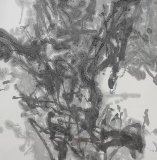王晓东 &nbsp;戊戌050-纸本水墨-68CMx68CM