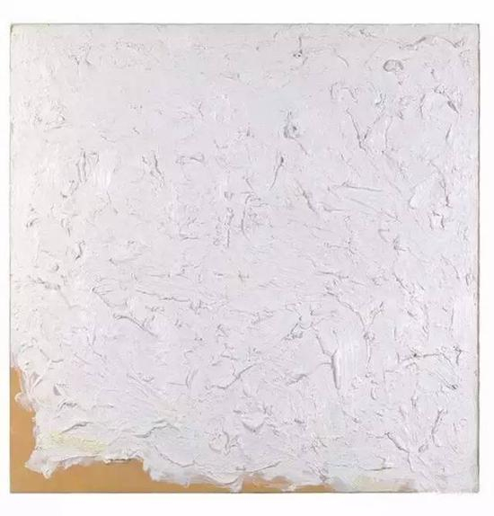 Untitled ，1961，Oil on paper，31.7 x 31.7 cm。