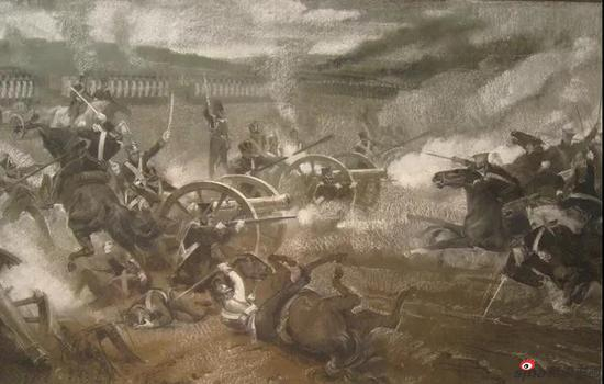 战争 叶甫根尼·古里果夫 115x180cm 纸本木炭粉笔 2010年