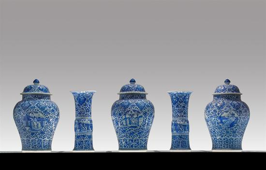 Luis Algeria&nbsp;康熙青花瓷饰品5件套