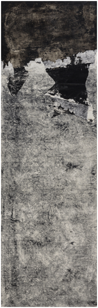 尚扬，立轴-2，布面综合材料，248cmx78cm，2015