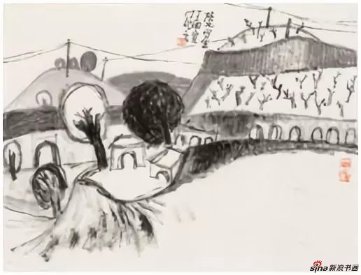 郝瑞丰 《陕北写生》