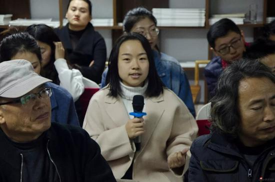 曲阜师范大学美术学院学生与艺术家现场互动