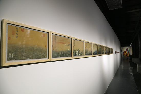 姚慧芬、姚慧琴作品《马远十二水图》
