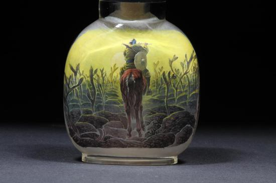 刘艺子 无题系列之一 天然水晶内画 8.0 x 5.5cm 1994年 