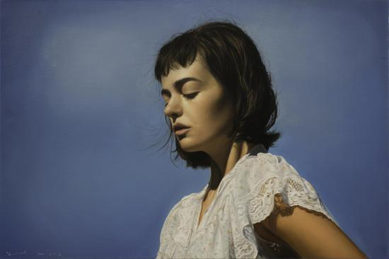 Olya 布面油画 Oil on canvas 50x76cm 2018