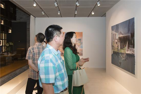 《分径》展览开幕式现场