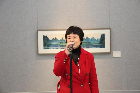 岳景融之女岳鑫致辞